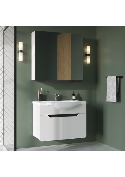 Meksika 65CM Mdf Banyo Dolabı Seti