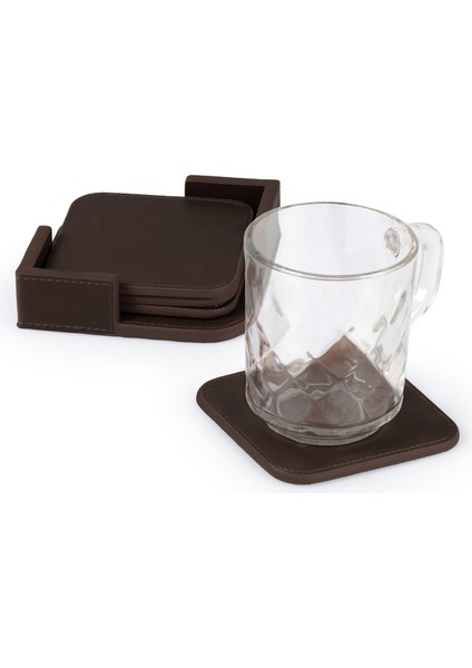 Deri Premium Bardak Altlığı fiyatları