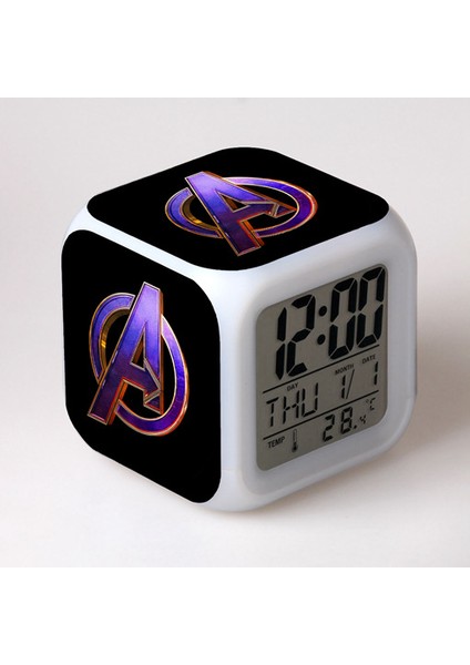 Küçük Boy Mini LED Stitch Anime Dijital Çalar Saat (Yurt Dışından)