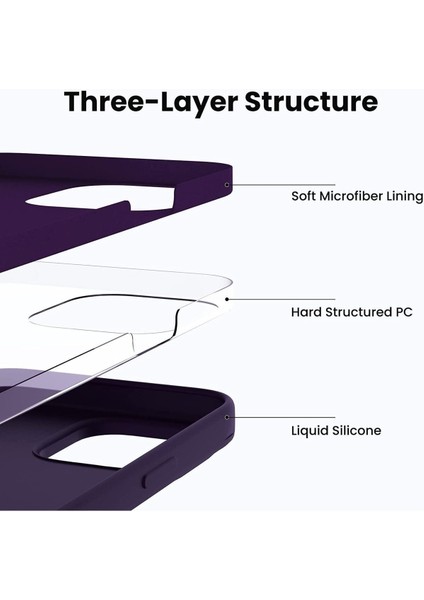 Lyche Apple İPhone 13 Pro Max Uyumlu Kılıf, Magsafe Özellikli + İçi Kadife Lüx Premium Kalite Kılıf.