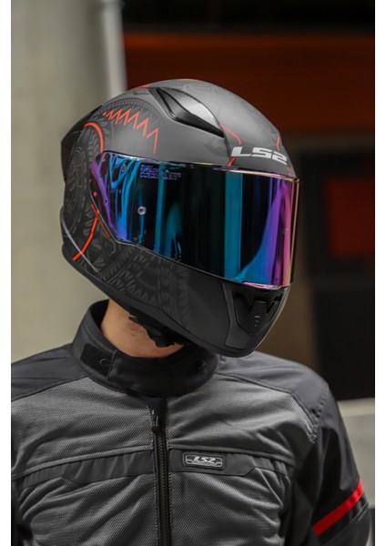 Rapıd Race Takaroa Mat Siyah-Kırmızı Kask C2