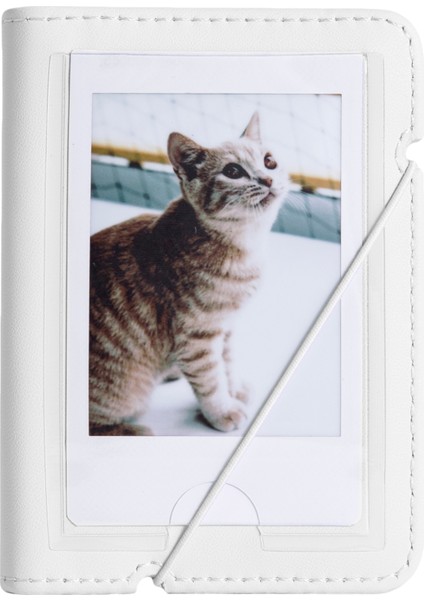Instax Mini 12 Beyaz Fotoğraf Makinesi-20'lu Film-Mini Albüm ve Deri Kılıf Seti modelleri