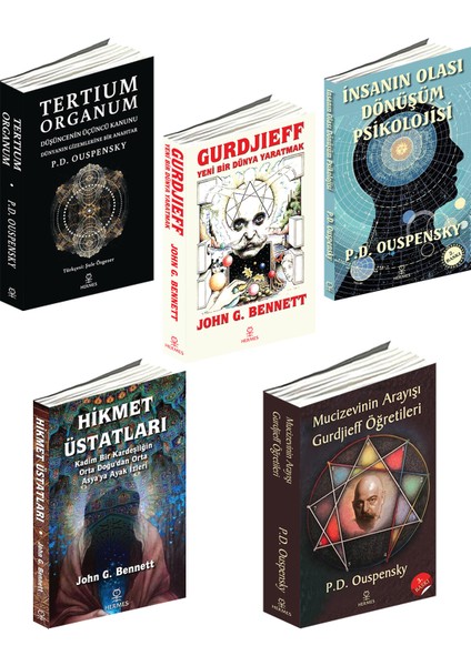 Dördüncü Yol Ouspensky Ve Bennett 5 Kitap Set