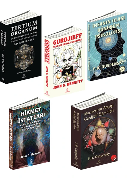 Hermes Yayınları Dördüncü Yol Ouspensky Ve Bennett 5 Kitap Set