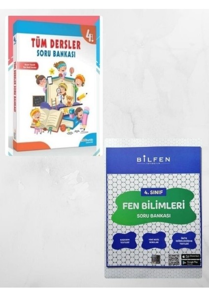 Bilfen Yayınları Onburda Yay 4. Sınıf Tüm Dersler - 4. Sınıf Fen Bilimleri Soru Bankası