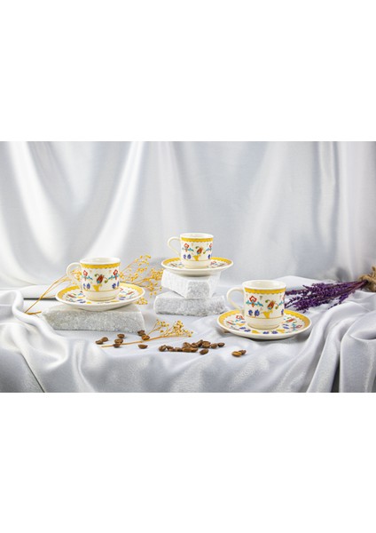 Altın Yaldızlı 2'li Ahşap Kutulu Fincan Takımı fiyatları