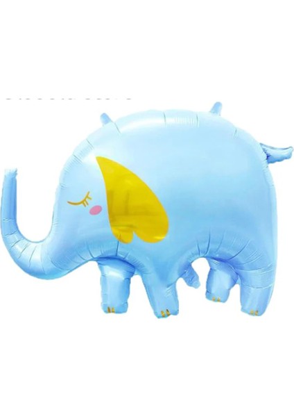 Mavi Fil Folyo Balon 84X59 cm