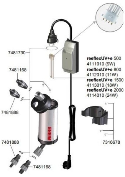 Reeflex Uv+E 2000 Uv Filtre