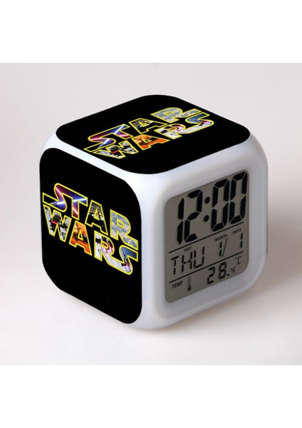 Küçük Boy Mini LED Stitch Anime Dijital Çalar Saat (Yurt Dışından)