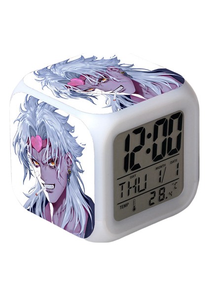 Küçük Boy Mini LED Stitch Anime Dijital Çalar Saat (Yurt Dışından)