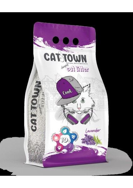 Cnc Pet Cat Town Lavanta Kokulu Bentonit Ince Taneli Kedi Kumu 10 Lt