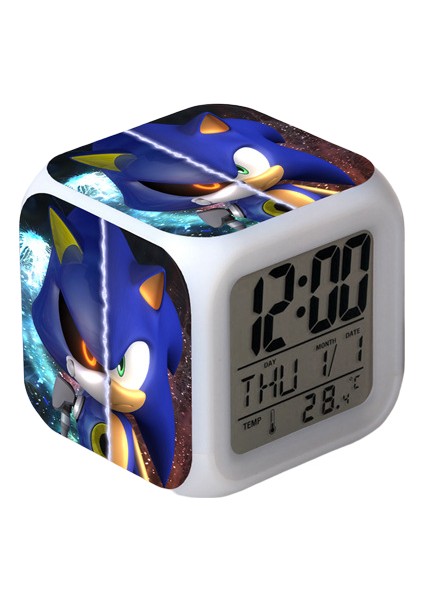 Küçük Boy Mini LED Stitch Anime Dijital Çalar Saat (Yurt Dışından)
