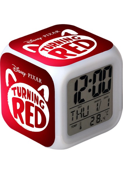 Küçük Boy Mini LED Stitch Anime Dijital Çalar Saat (Yurt Dışından)