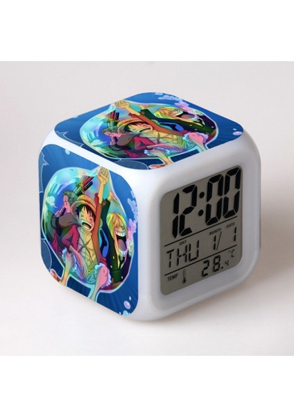 Küçük Boy Mini LED Stitch Anime Dijital Çalar Saat (Yurt Dışından)
