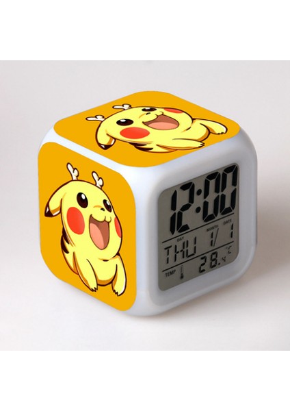 Küçük Boy Mini LED Stitch Anime Dijital Çalar Saat (Yurt Dışından)