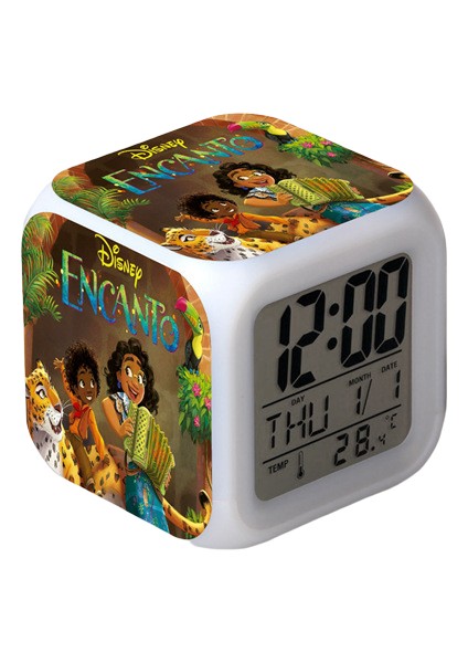 Küçük Boy Mini LED Stitch Anime Dijital Çalar Saat (Yurt Dışından)