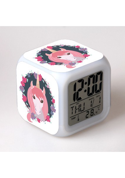 Küçük Boy Mini LED Stitch Anime Dijital Çalar Saat (Yurt Dışından)