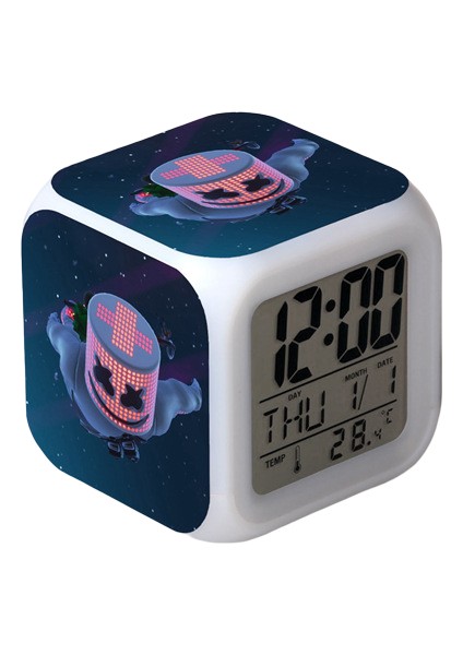 Küçük Boy Mini LED Stitch Anime Dijital Çalar Saat (Yurt Dışından)