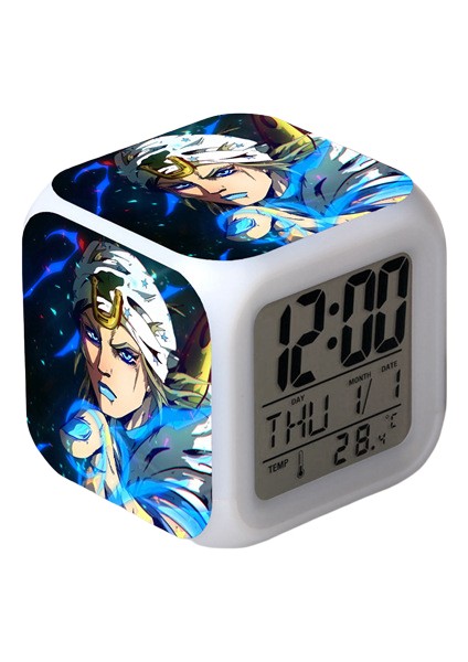 Küçük Boy Mini LED Stitch Anime Dijital Çalar Saat (Yurt Dışından)