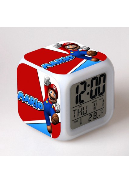 Küçük Boy Mini LED Stitch Anime Dijital Çalar Saat (Yurt Dışından)