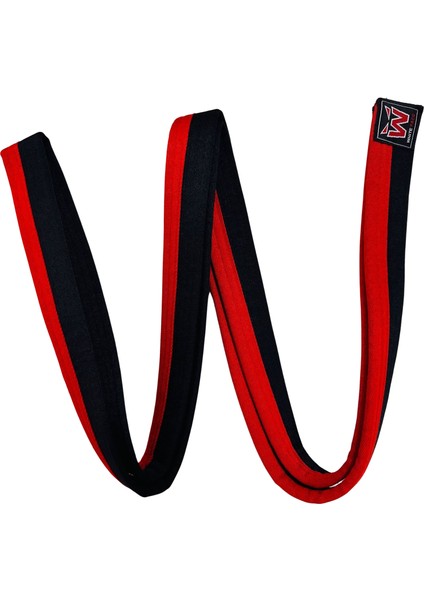 Taekwondo Pum Kuşak (Kırmızı-Siyah) fiyatları