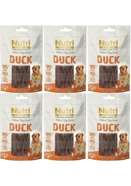 Duck Tahılsız Ördek Snack Köpek Ödülü 80GR 6 Adet