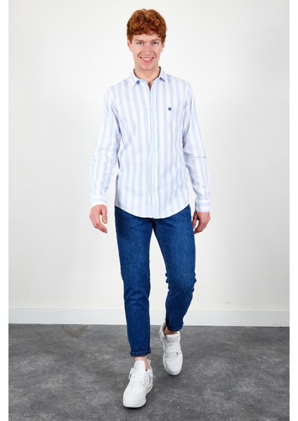 Çizgili Erkek Gömlek indirimleri