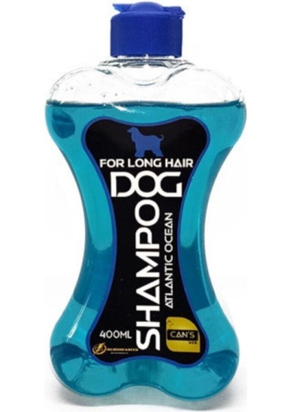 Cans Uzun Tüylü Köpekler Için Atlantik Okyanus Kokulu Şampuan 400ML