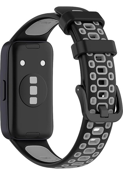 Huawei Band 8 Kordon Delikli Çift Renk Silikon Mavi fiyatları