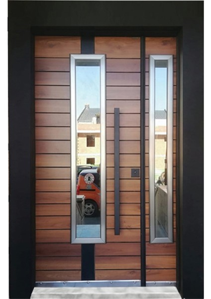 0150 Ahşap Apartman Kapısı, Villa Kapıları, Dış Kapıları