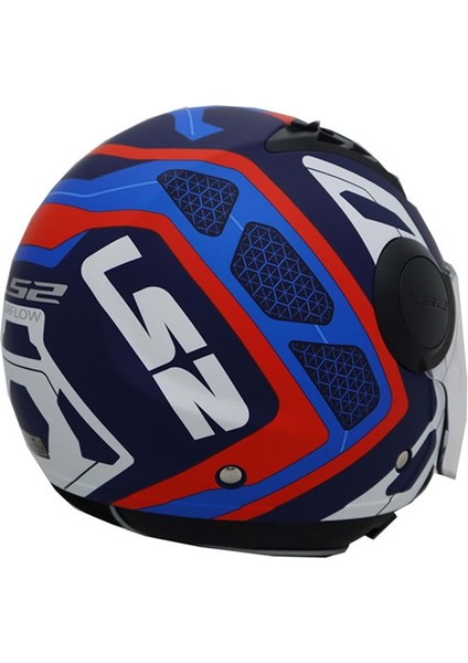 Airflow Android Mat Mavi-Kırmızı Kask L fiyatları