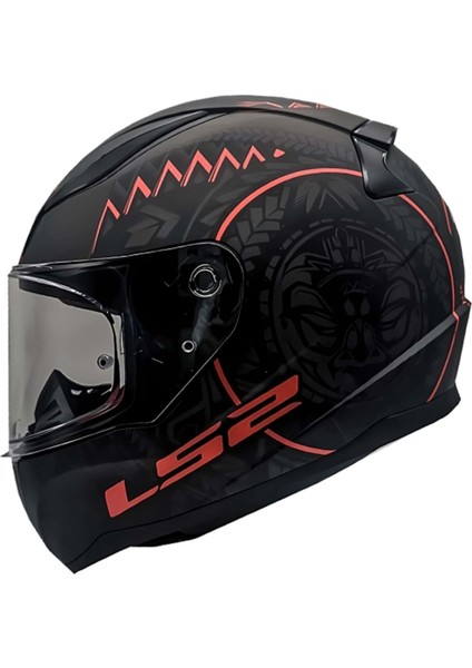 Rapid Takaroa Mat Siyah-Kırmızı Kask L