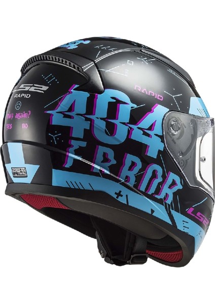 Rapid Player Siyah-Mavi Kask Xl