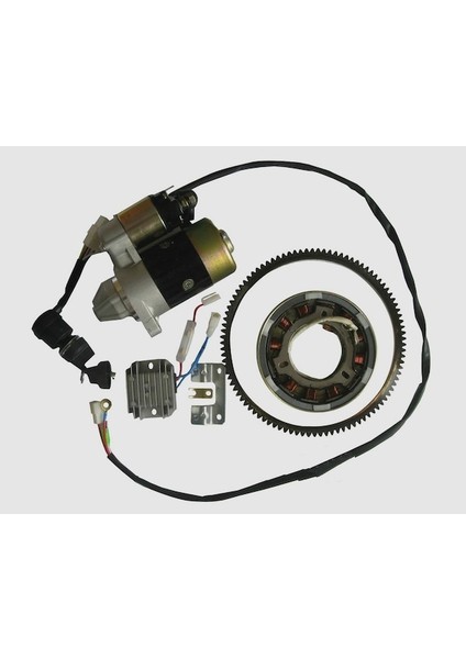 7 Hp Dizel Motor (178) Marşlıya Dönüşüm Kiti Komple