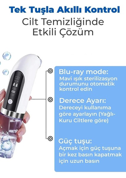 Sterilizasyonlu Vakumlu Cilt Gözenek Siyah Nokta Temizleyici indirimleri