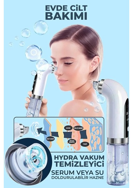 Hydra Vakumlu Cilt Gözenek Siyah Nokta Temizleyici