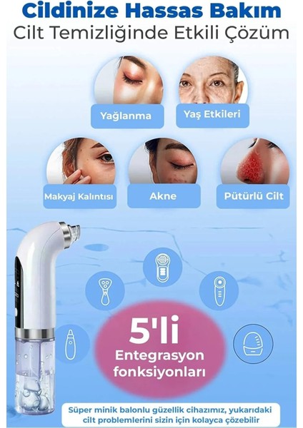 Hydra Vakumlu Cilt Gözenek Siyah Nokta Temizleyici