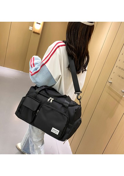 Büyük Kapasiteli Eğik Kuru ve Islak Ayırma Katlanabilir Seyahat Çantası (Yurt Dışından) modelleri