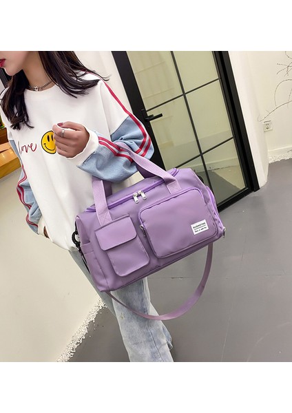 Büyük Kapasiteli Eğik Kuru ve Islak Ayırma Katlanabilir Seyahat Çantası (Yurt Dışından) modelleri