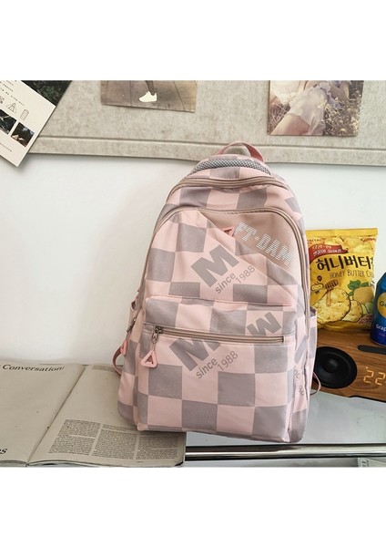 Schoolbag Kızlar Ortaokul Öğrencileri Lise Öğrencileri Ekose Ilkokul Öğrencileri Büyük Kapasiteli Sırt Gelgit Çantası (Yurt Dışından) fiyatları
