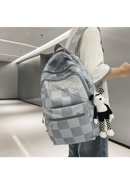 Schoolbag Kızlar Ortaokul Öğrencileri Lise Öğrencileri Ekose Ilkokul Öğrencileri Büyük Kapasiteli Sırt Gelgit Çantası (Yurt Dışından) indirimleri