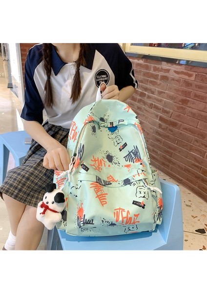 Omuzdan Askili Kadın Karikatür Kampüs Ortaokul Öğrencisi Okul Büyük Kapasiteli Seyahat Çantası (Yurt Dışından) fırsatları