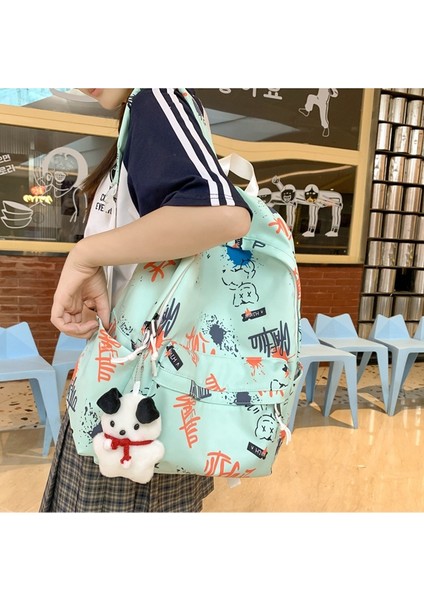 Omuzdan Askili Kadın Karikatür Kampüs Ortaokul Öğrencisi Okul Büyük Kapasiteli Seyahat Çantası (Yurt Dışından) indirimleri