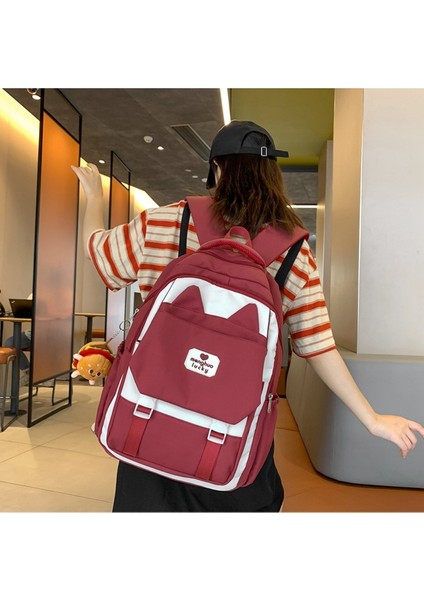 Okul Kadın Üniversite Öğrencisi Lise Retro Büyük Kapasiteli Sırt Bilgisayar Tüm Maç Ortaokul Öğrencisi Sırt Çantası (Yurt Dışından) fırsatları
