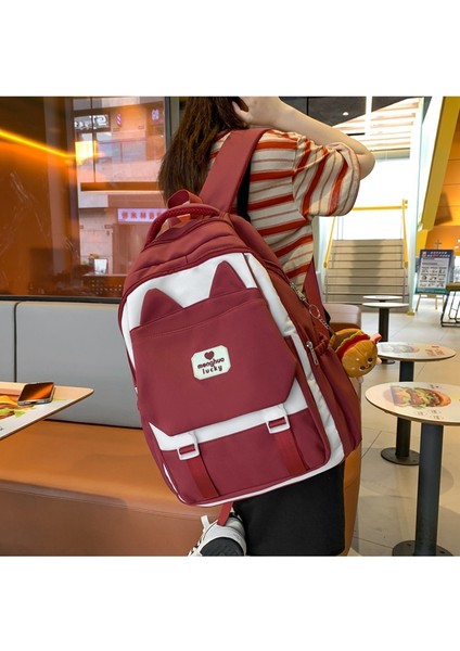 Okul Kadın Üniversite Öğrencisi Lise Retro Büyük Kapasiteli Sırt Bilgisayar Tüm Maç Ortaokul Öğrencisi Sırt Çantası (Yurt Dışından) indirimleri