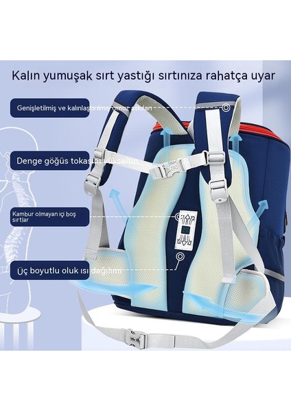 Ingiliz Tarzı Ilkokul Okul Erkek 1-3 Sınıf Tek Parça Uzay Çocuk Sırt Çantası (Yurt Dışından)
