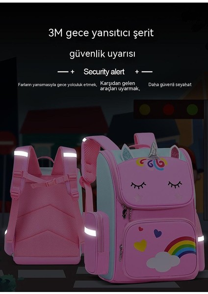Unicorn Ilköğretim Okulu Karikatür Okul 1-3 Sınıf Uzay Çocuk Okul Anaokulu Sırt Çantası (Yurt Dışından) modelleri