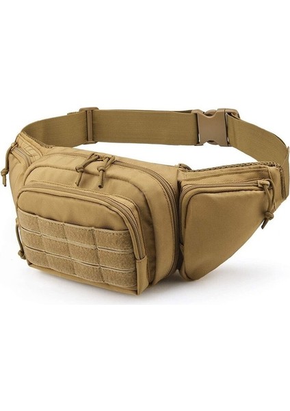 Bisiklet Çantası Çok Amaçlı Tek Omuzlu Taktik Bel Çantası (Yurt Dışından)