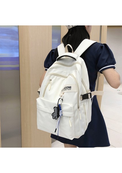 Öğrenci Büyük Kapasiteli Sırt Çantası Gündelik Spor Kore Tarzı Okul Çantası (Yurt Dışından) modelleri