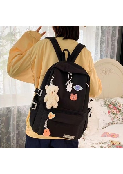 Gündelik Moda Sırt Çantası Yeni Büyük Kapasiteli Ins Kore Tarzı Okul Çantası (Yurt Dışından) modelleri